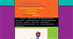Desktop Screenshot of designsbyjennfacepainting.com